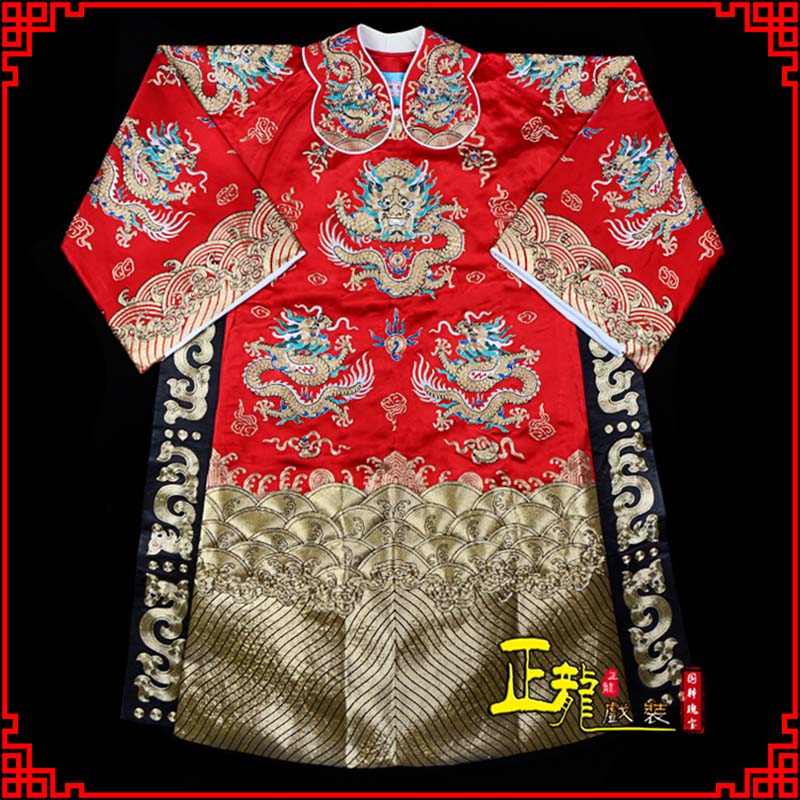 博乐皇帝蟒袍全金八宝团龙蟒